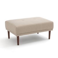 Пуф Из полиэстера Tuske единый размер бежевый LA REDOUTE INTERIEURS  фото, kupilegko.ru